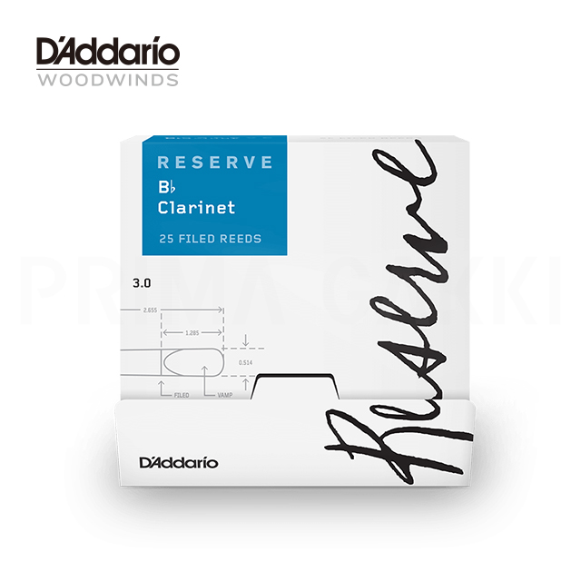 ショッピング D'Addario Woodwinds RICO LDADRECL4 レゼルヴ B♭クラリネットリード 