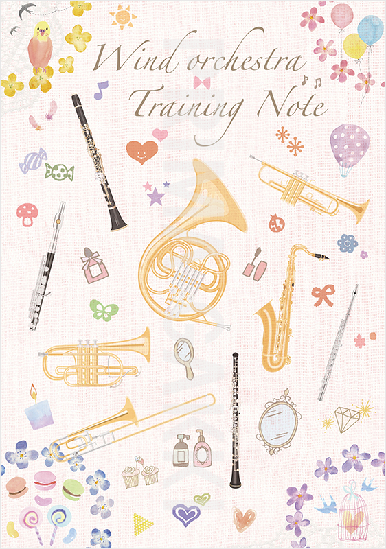 株式会社プリマ楽器 プリマ楽器オリジナル商品 吹奏楽部トレーニングノート