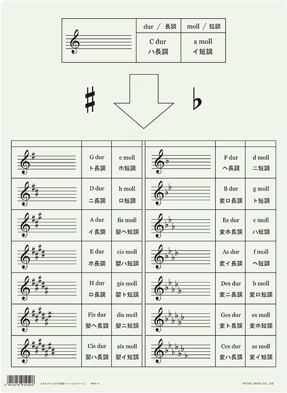 クリアファイルのウラ